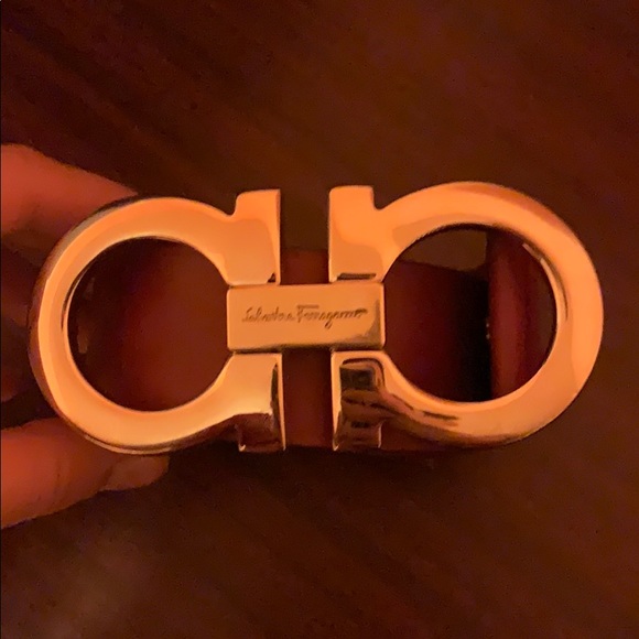 Salvatore Ferragamo Red Leather Belt - Picture 3 of 5